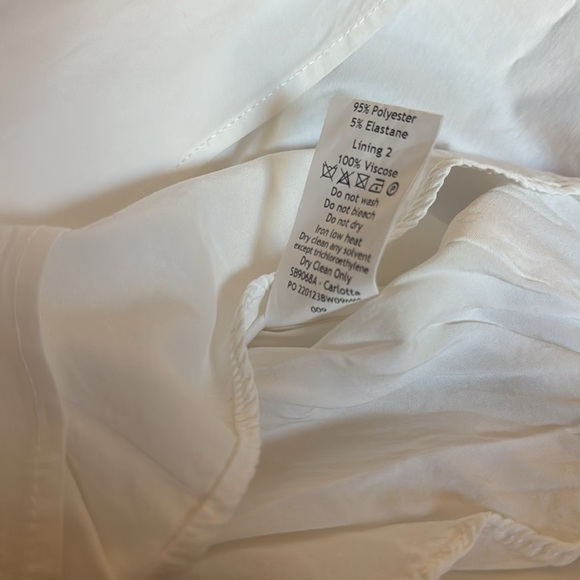 NWOT HOUSE OF CB Carlotta White Cotton Corset Mini Dress sz XL - Picture 7 of 9